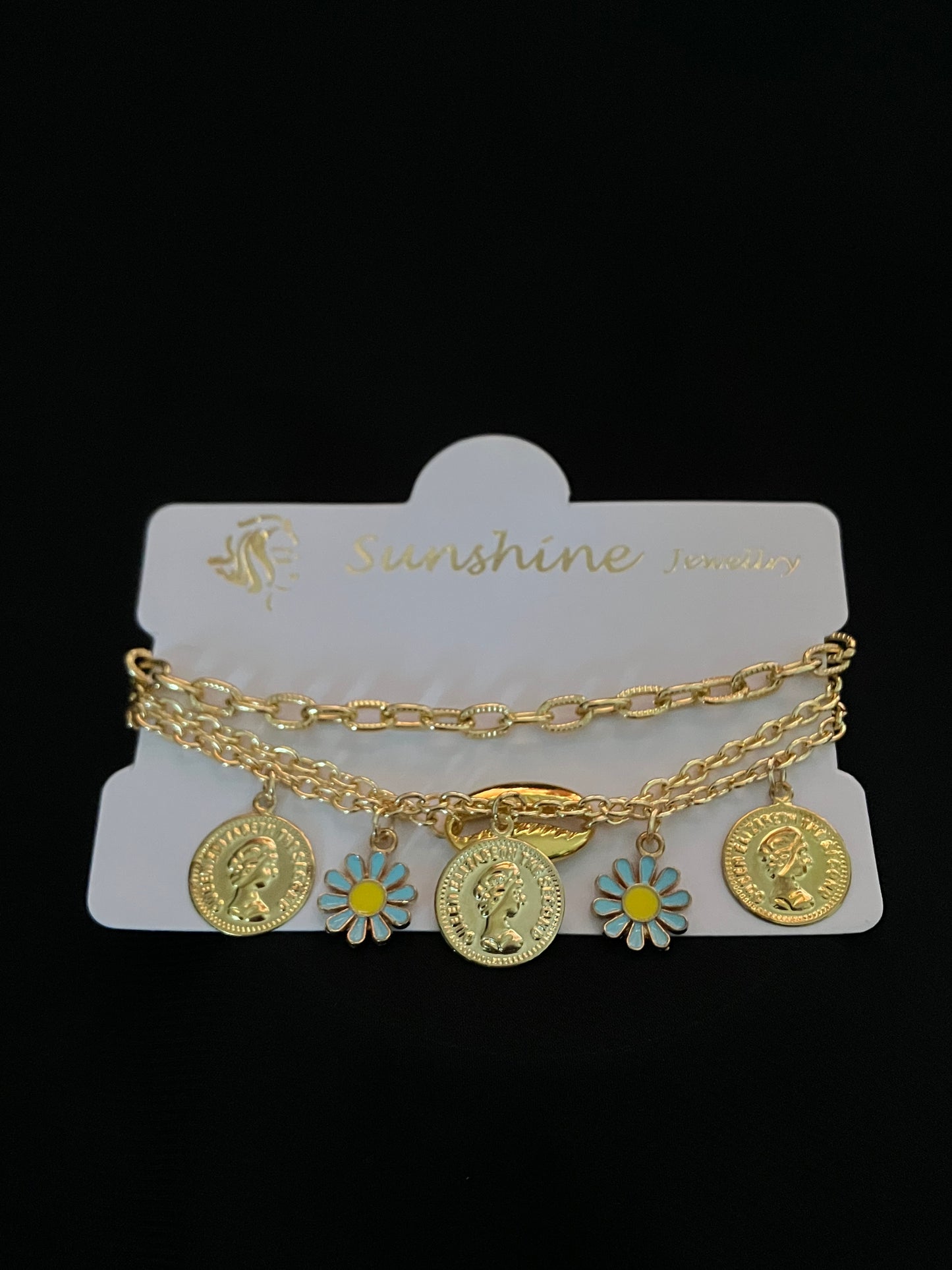 Sunshine layered bracelet