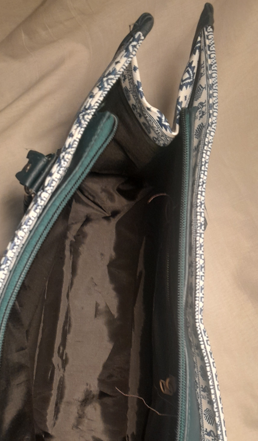 Ethnic-Print Tote Bag