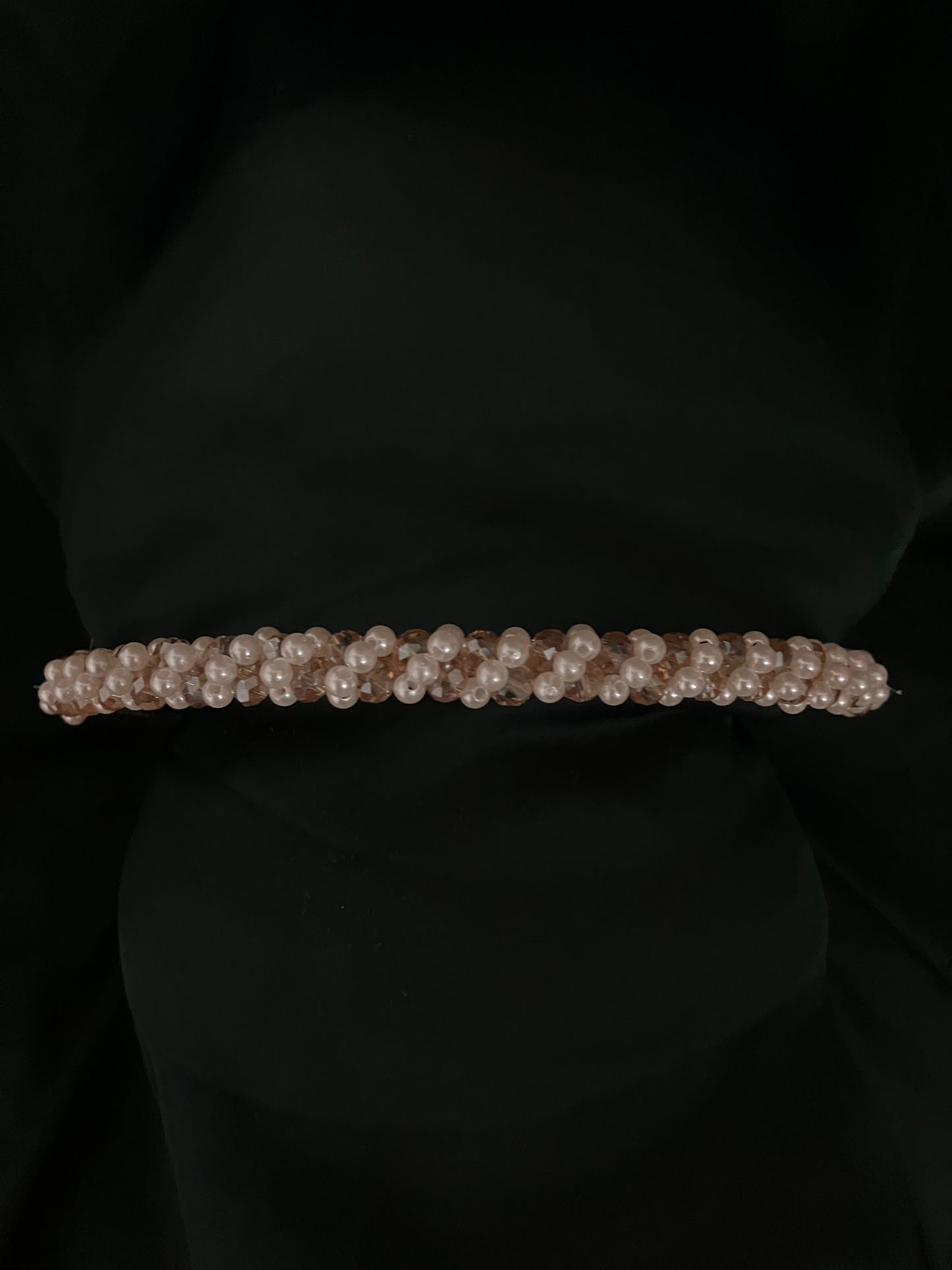 Pearl braid headband
